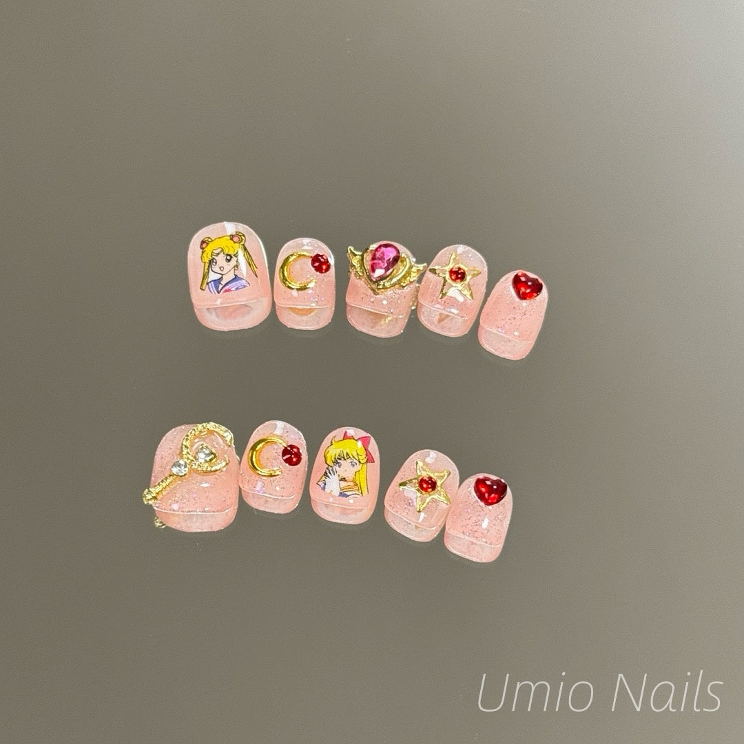 Sailor Moon Pink - Baby Nail